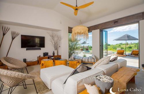 Cabo San Lucas Villa | Sea of Cortes Views Fire Pit Outdoor Living