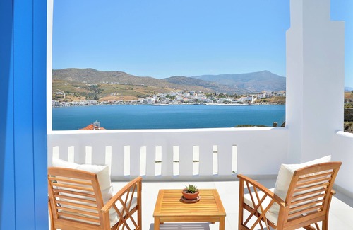 Gavrio House | Sea-side Villa Hydroussa by Andros Homes, ideal for a relaxing retreat.