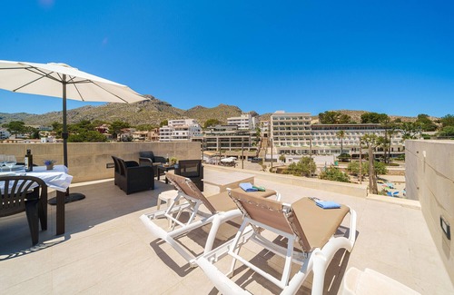 Cala San Vicente Apartment | Sea view Apartment with AC and penthouse terrace in Cala Sant Vicenç, Pollença