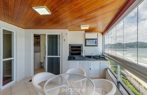 Itapema Apartment | Sea View Apt w/BBQ in Itapema Dnl0602