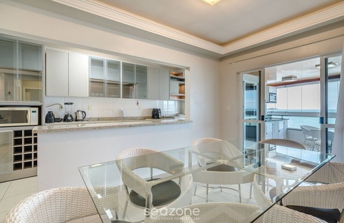 Itapema Apartment | Sea View Apt w/BBQ in Itapema Dnl0602