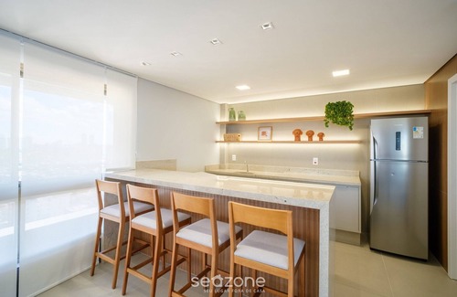 Rio Vermelho Apartment | Sea View Studio in Condominium With Pool Edf1707