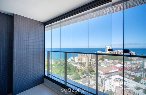 Rio Vermelho Apartment | Sea View Studio in Condominium With Pool Edf1707