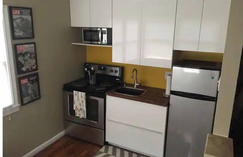 San Jacinto Apartment | Sealy Suites D Historic East End - Walk to Beach, UTMB & Strand