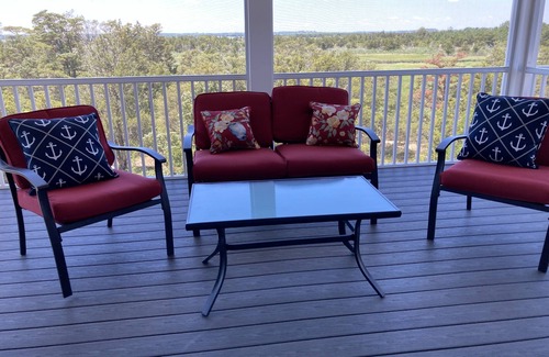 Broadkill Beach House | Seaside Osprey House features views of the bay/ocean on the Delaware Bay.