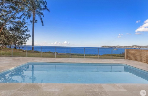 Salamander Bay House | Seaside Sanctuary - Waterfront Luxury Home with Heated Pool