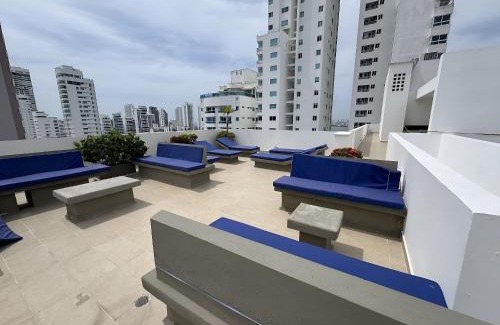 Castillogrande Apartment | SeaView Apartment in Castillogrande – Rooftop Pool - 2BR + 2Bath