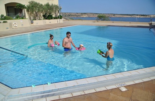 Santa Maria Estate Apartment | Seaview Apt Mellieha | Pool, Kid-Safe Gated Complex, Walking distance to the Sea