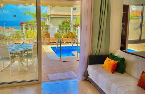 Costa Adeje Villa | SeaView Villa - Private Pool, A/C, Home Office Ready