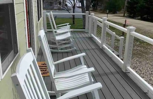 Standish House | Sebago Lake, ME Lakeside Hot Tub just renovatednn