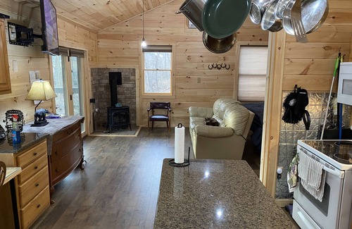Oriskany Cabin | Secluded Couple’s one bedroom creek view cabin on Craigs Creek in Oriskany Va.