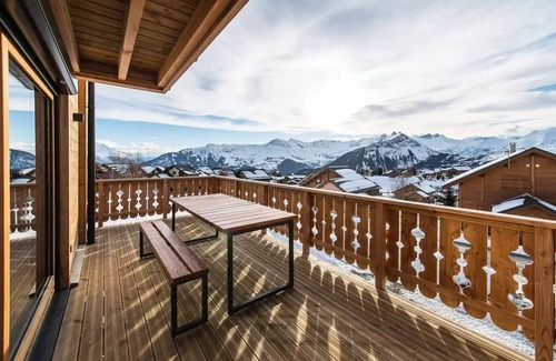 La Toussuire Ski Chalet | Semi-detached chalet close to slopes with panoramic view