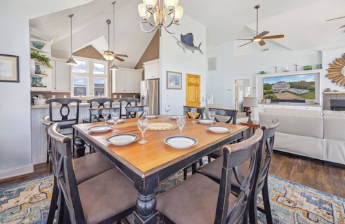 Wind Over Waves House | Semi-Soundfront Dog Friendly w/Pool, Hot Tub, Elevator, Community Boat Ramp