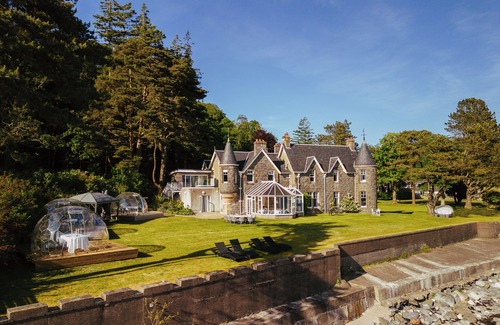 West Laroch House | Serviced Luxury Scots Baronial Country House Private Beach and Panoramic Views