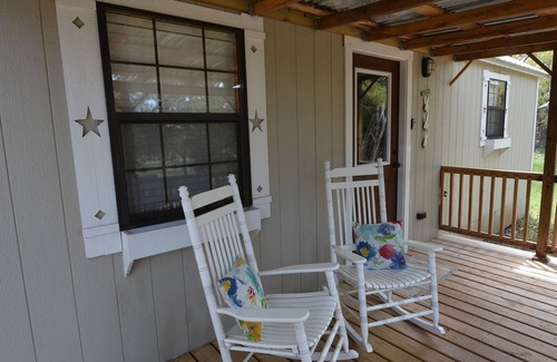 Wimberley Cabin | Shabby Chic Cabin with Hot Tub, internet, and pet friendly