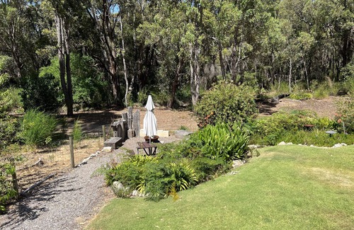Nyamup Cabin | Shrapnel's Retreat; Charming, relaxing Timbermill Cottage getaway! Pet friendly.