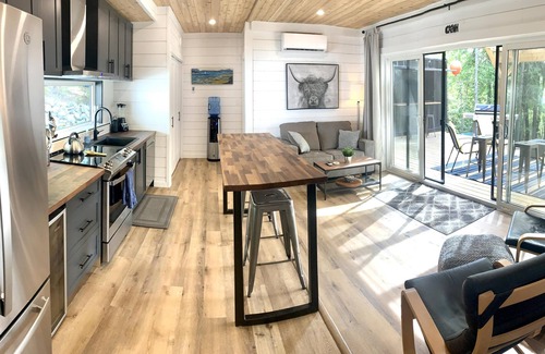 Anglemont Cabin | Shuswap Sea Can & Buoy Bar with HOT TUB & Buoy!