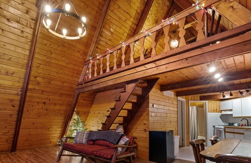 Boyne Falls Ski Chalet | Ski Friendly A-frame Surrounded by Nature