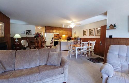 Red River Apartment | Ski View 03 - On Main Street - WiFi - Cable - Fireplace - Trailer Parking In Back - Patio with Gas Grill