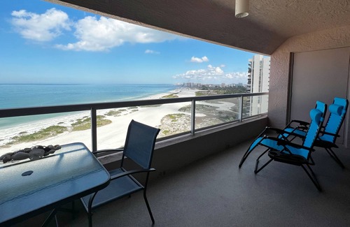 Sand Key Condo | Sky High Views-14th Floor Sand Key Beachfront! Spacious 1 BR!