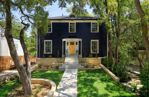Clarksville House | Sleeps 20 - Pool, Luxe Historic Home + Guest House