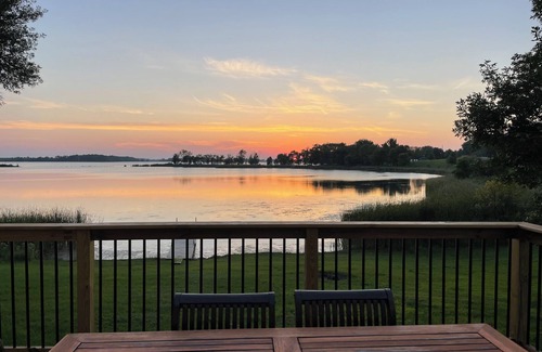 Lake City Cabin | S’more Sunsets on Roy Lake. Spectacular deck views from this 2-bedroom cabin.