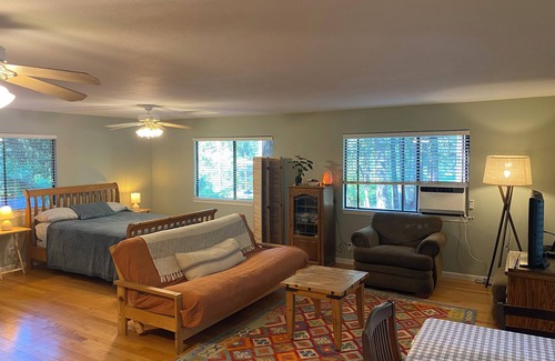Nevada City Apartment | Soak in the woods near the river