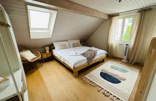 Kuessnacht Apartment | SOLUNA STAY I Penthouse lake view I 20 Min to Luzern I Kidsfriendly I Self-check-in I WIFI I Ski I Free Parking