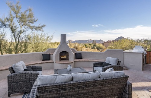 Pinnacle Foothills House | Sonoran Desert Escape Hot Tub, Saguaros & Stunning McDowell Mountain Views