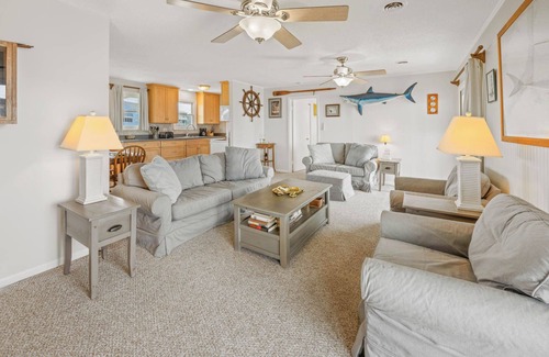 Brigands' Bay House | Soundfront Home in Frisco with Hot Tub, Private Dock and Windsurfing Access