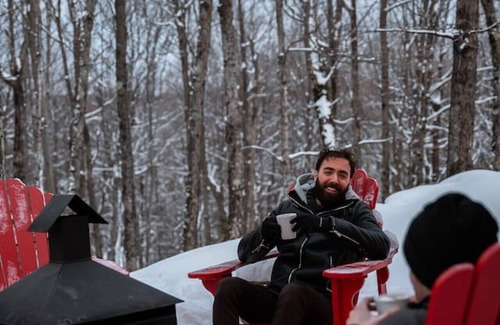 Fiddler Lake Resort Ski Chalet | Spa /Sauna /3 Min on feet to the lake /Northern