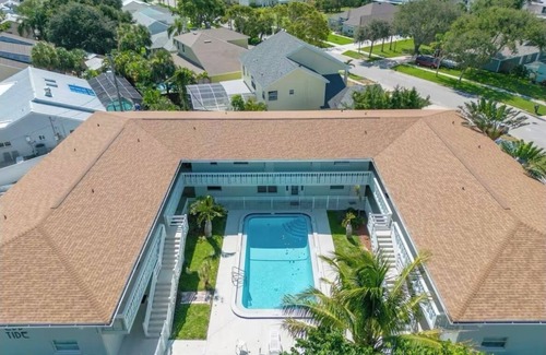Ocean Woods Condo | Space Coast Escape: Pet-Friendly Beach Condo w/Pool & Rocket Launch Views!