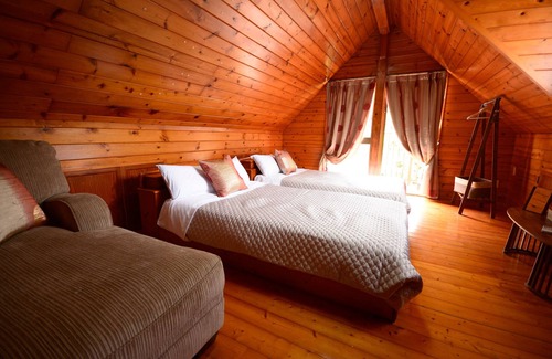Maeganeku Hotel | Spacious 4LLDK 230 square meter log house for 12/Kunigami-gun Okinawa