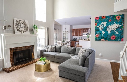 Charlotte House | Spacious 6BR Home w/Patio, Fire Pit & Pet-Friendly