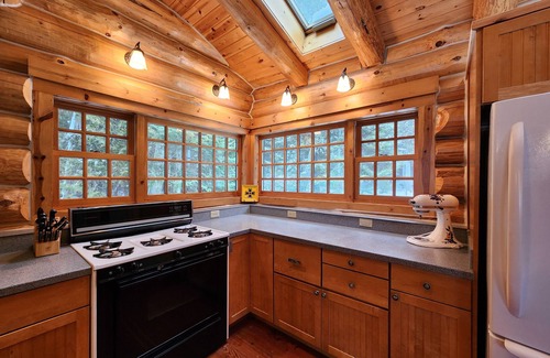 Cedarville House | Spacious and secluded lakefront! Modern log home on Lake Huron
