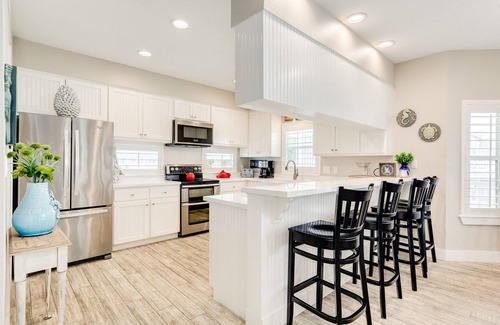Pirates Beach West House | Spacious Beachside Home w/Long Gulf View, Covered Deck & Huge Primary Suite