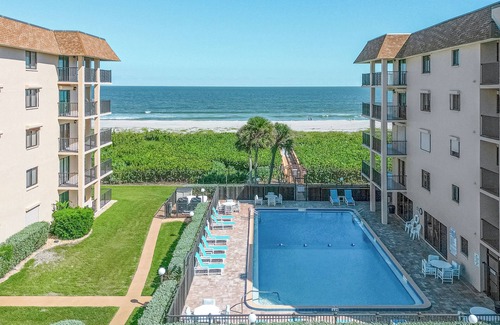 Port Canaveral Condo | Spacious & Beachy Monthly Rental - On Beach w/Pool!