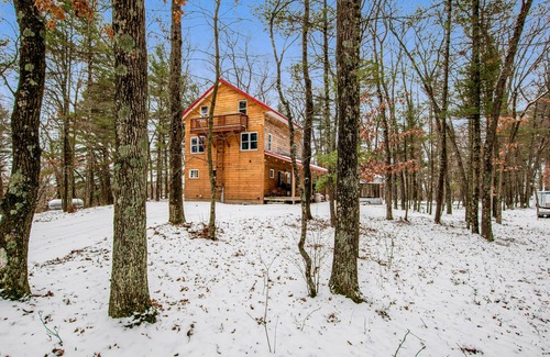 Nekoosa House | Spacious dog-friendly home with high-speed WiFi, large firepit, & theater room