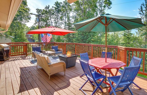 Eagle River House | Spacious Eagle River Escape w/Hot Tub + Views!