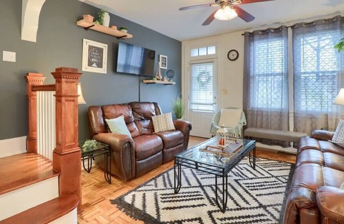 Lancaster House | Spacious Home on the Hill with Firepit!