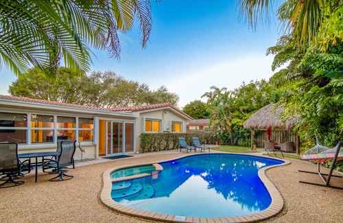 Lighthouse Point House | Spacious home near beach with pool, central AC & washer/dryer