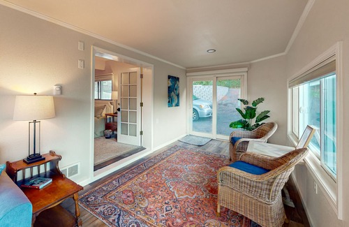 Gardiner House | Spacious home with river views, hot tub, covered porch, deck, grill, & W/D