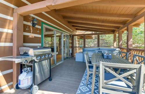 Maggie Valley House | Spacious Maggie Valley Cabin with Waterfall On-Site!