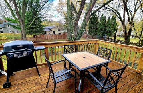Wheaton House | Spacious open concept home w/game room + firepit