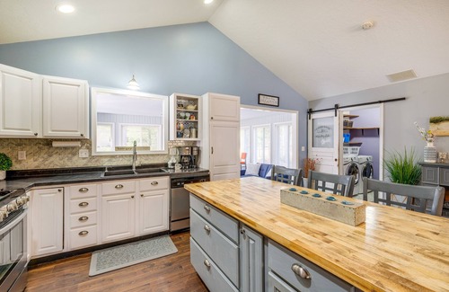 Higgins Lake House | Spacious Retreat w/Games, 0.7 Mi to Higgins Lake!