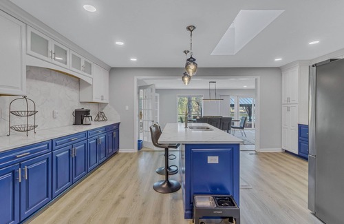 Reedville House | Spacious waterfront family retreat. Dogs welcome!, 1-Level Home w/Rec Room and Fenced Yard