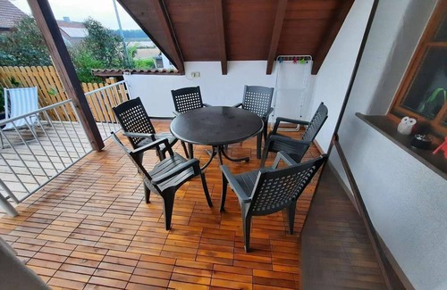 Maroldsweisach Apartment | Spacious vacation apartment (80 sqm) for up to 4 people with loggia