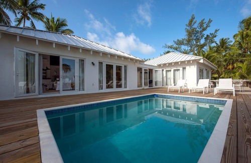 Governor's Harbour House | Spectacular Beachfront House w/Htd. Pool on Famous French Leave Beach
