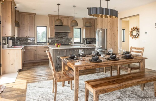 Big Sky Ski Chalet | Spend the Holidays Here! Chalet with Mountain Views, Near Town Center!