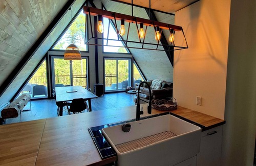 Mauricie Ski Chalet | Splendid Chalet A-FRAME * Breathtaking views and tranquility & SPA